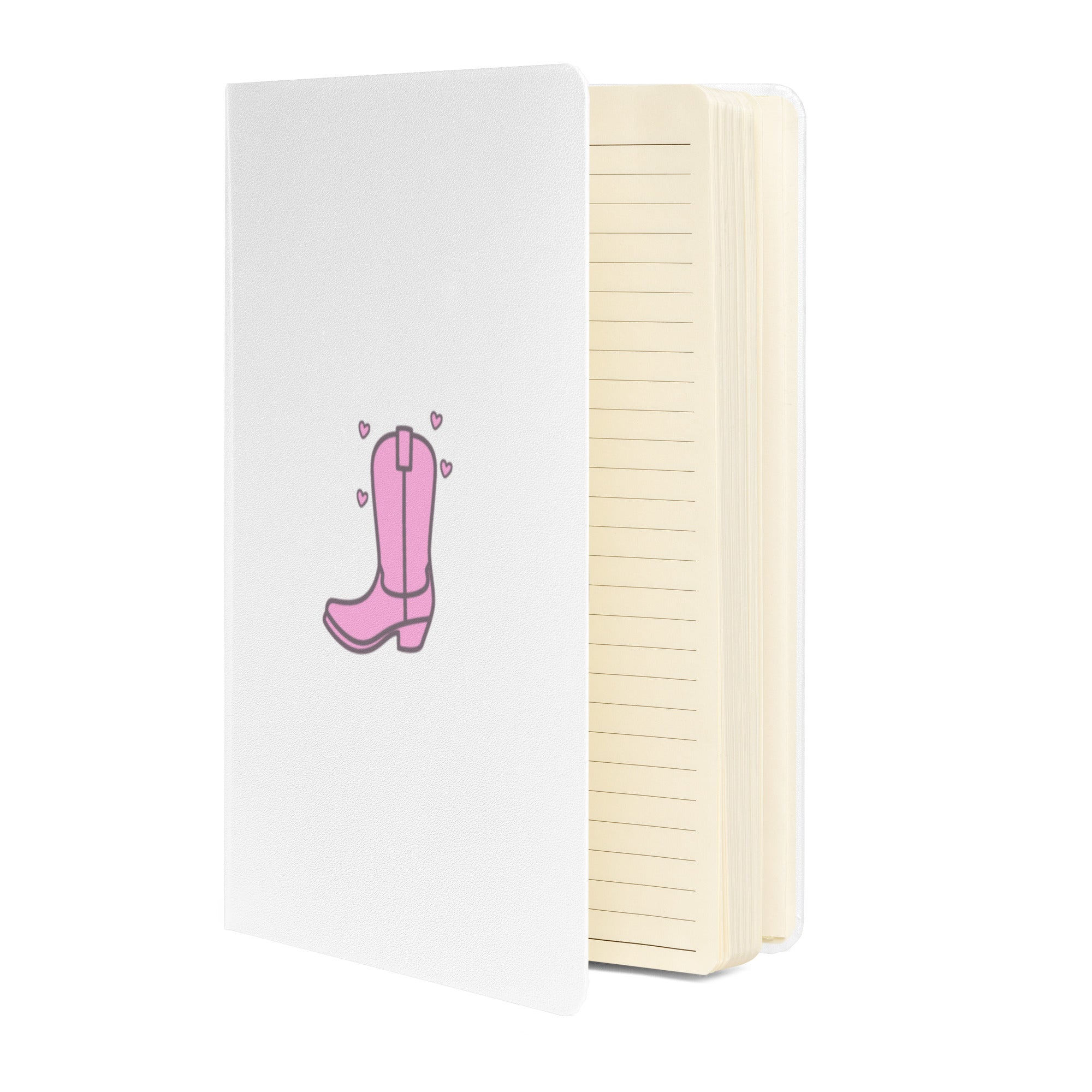 pink cowboy boot notebook